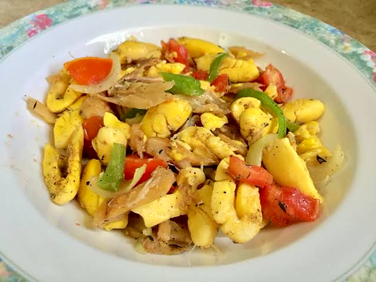Ackee and salt fish