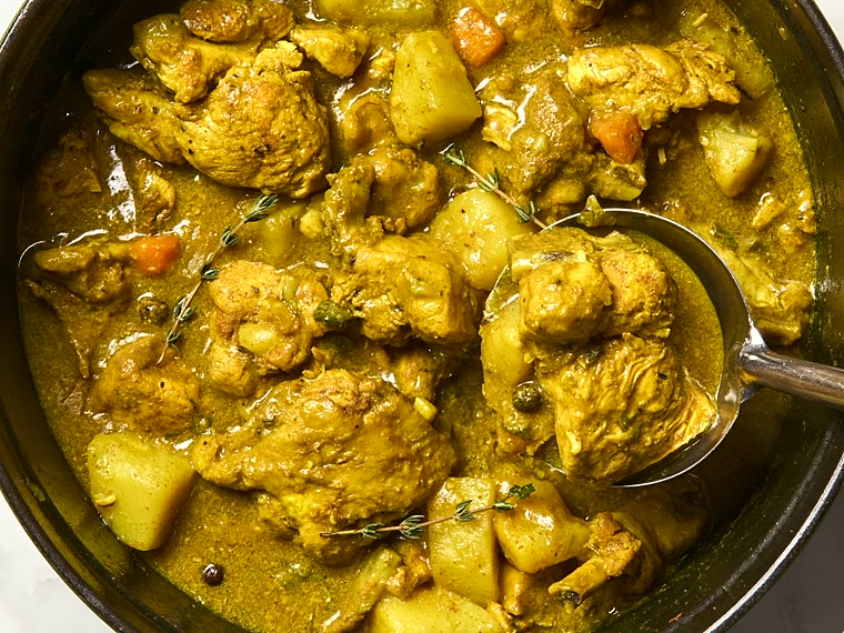 Curry chicken in golden curry sauce